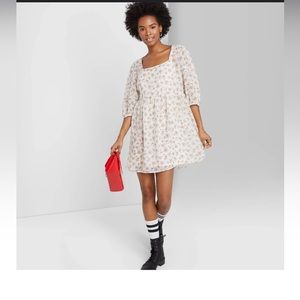 Floral separate dress🌸